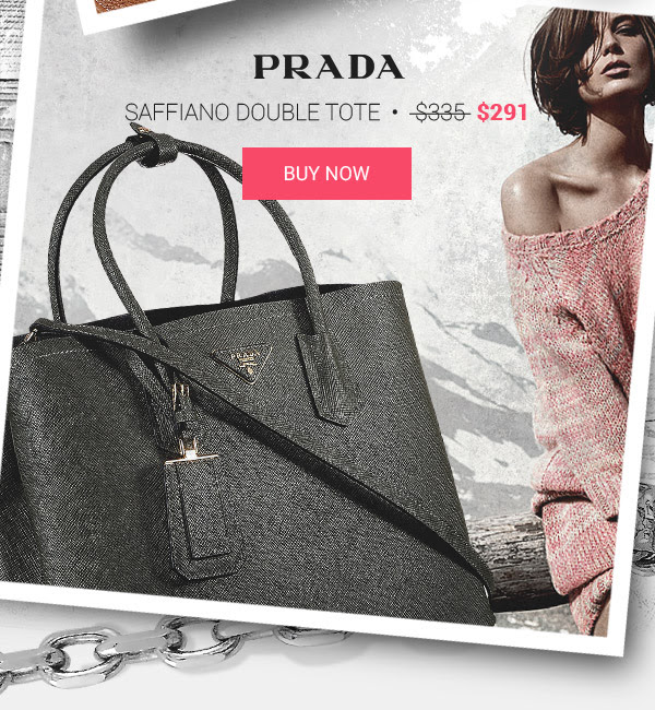 Prada Replica Saffino Double Tote